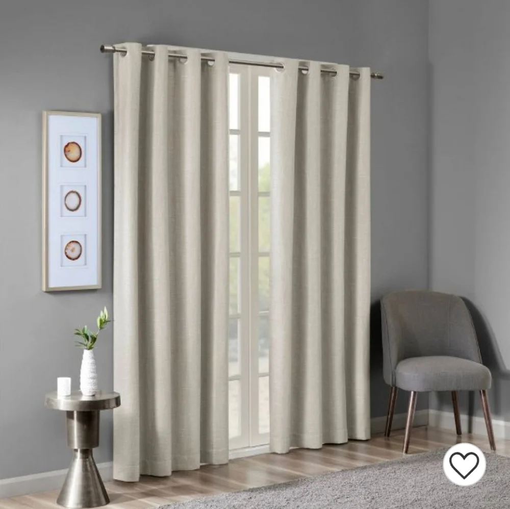 Rune Printed Heathered Blackout Panel